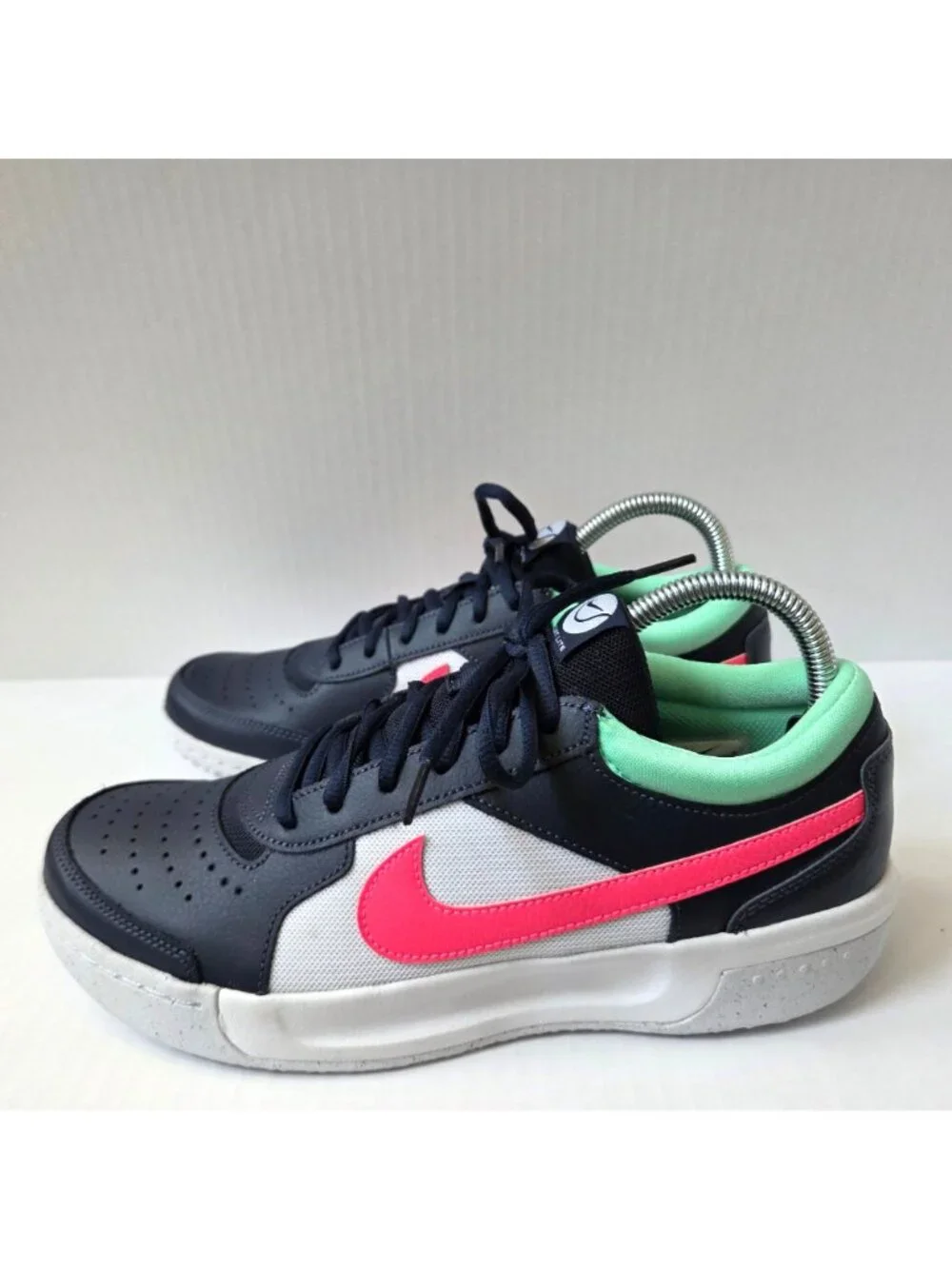 Nike Court Zoom Lite 3 Mens 8 Obsidian Hyper Pink Tennis Shoes DH0626